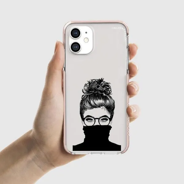 iPhone Case - Beautiful Woman With Messy Bun