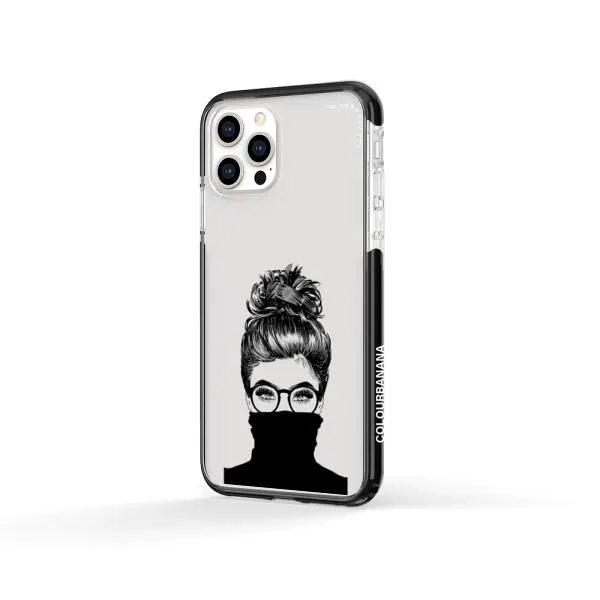 iPhone Case - Beautiful Woman With Messy Bun