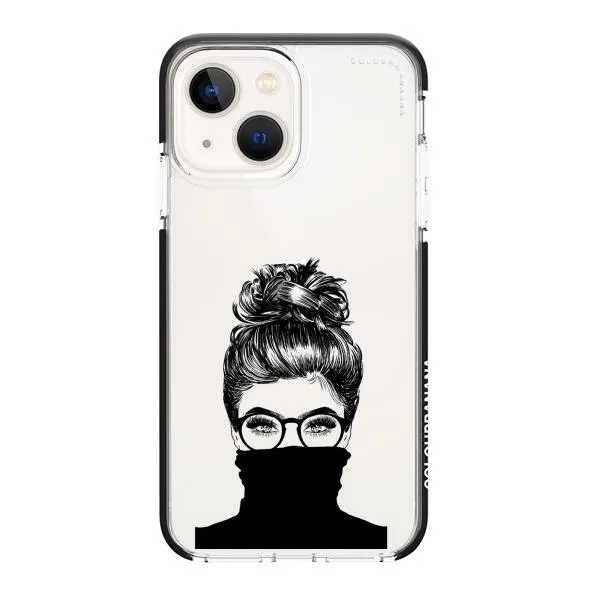 iPhone Case - Beautiful Woman With Messy Bun