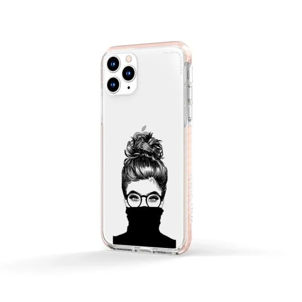 iPhone Case - Beautiful Woman With Messy Bun