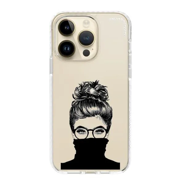 iPhone Case - Beautiful Woman With Messy Bun