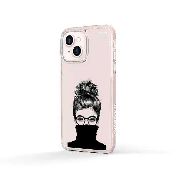 iPhone Case - Beautiful Woman With Messy Bun