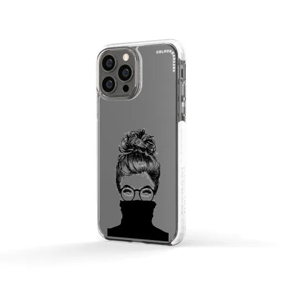 iPhone Case - Beautiful Woman With Messy Bun