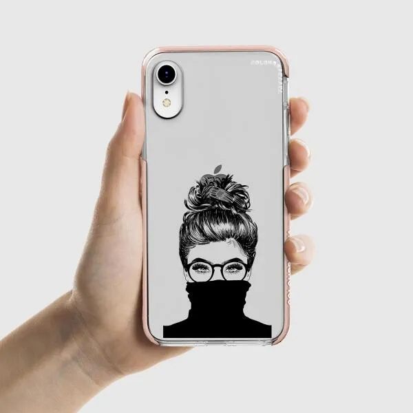 iPhone Case - Beautiful Woman With Messy Bun