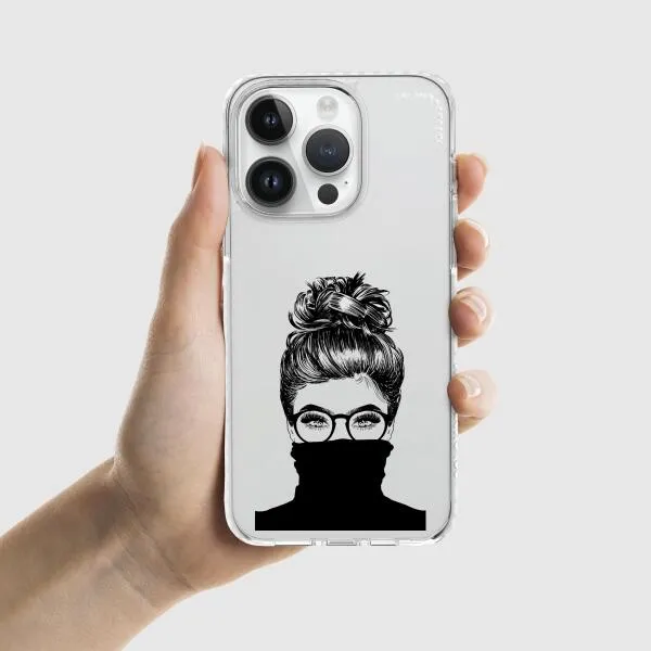 iPhone Case - Beautiful Woman With Messy Bun