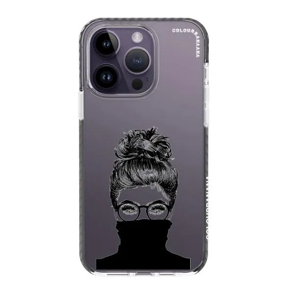 iPhone Case - Beautiful Woman With Messy Bun
