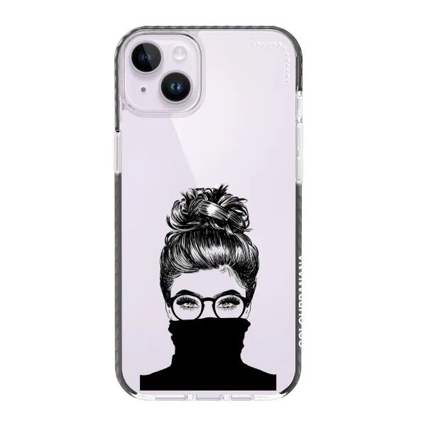 iPhone Case - Beautiful Woman With Messy Bun