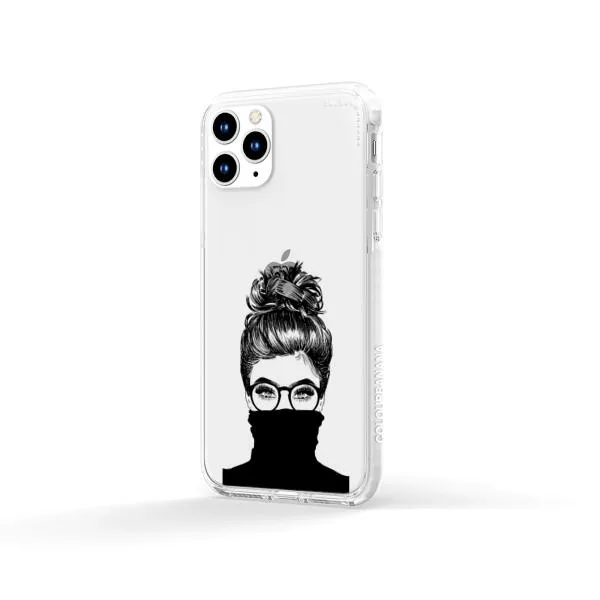 iPhone Case - Beautiful Woman With Messy Bun