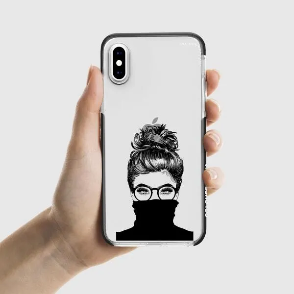 iPhone Case - Beautiful Woman With Messy Bun