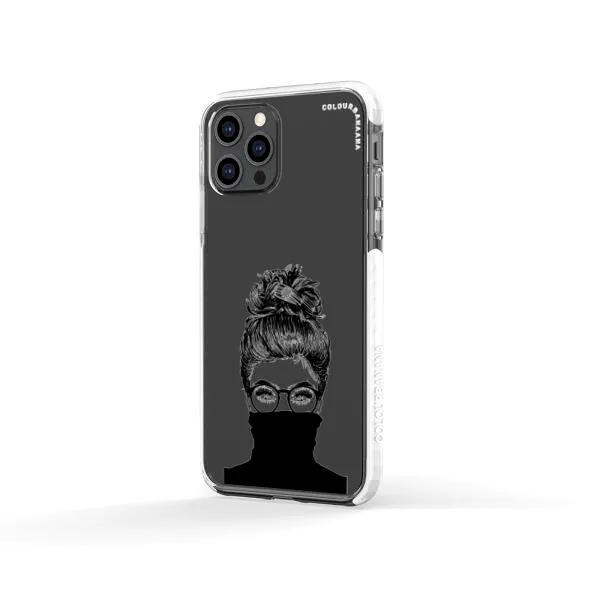 iPhone Case - Beautiful Woman With Messy Bun