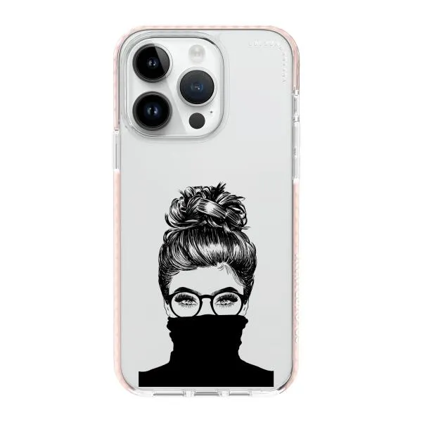 iPhone Case - Beautiful Woman With Messy Bun