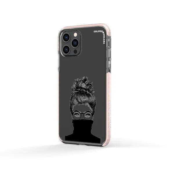 iPhone Case - Beautiful Woman With Messy Bun