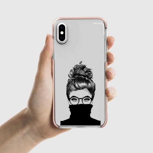 iPhone Case - Beautiful Woman With Messy Bun