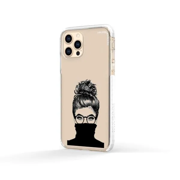 iPhone Case - Beautiful Woman With Messy Bun