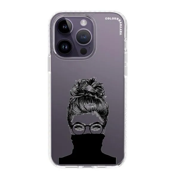 iPhone Case - Beautiful Woman With Messy Bun