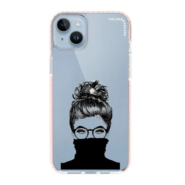 iPhone Case - Beautiful Woman With Messy Bun
