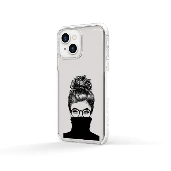 iPhone Case - Beautiful Woman With Messy Bun