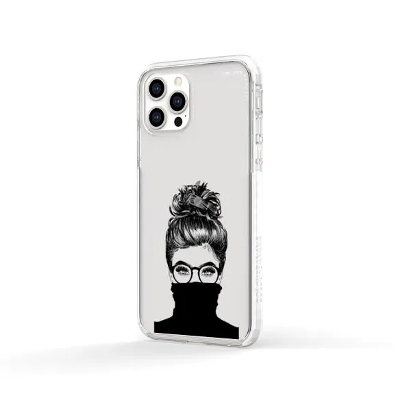 iPhone Case - Beautiful Woman With Messy Bun