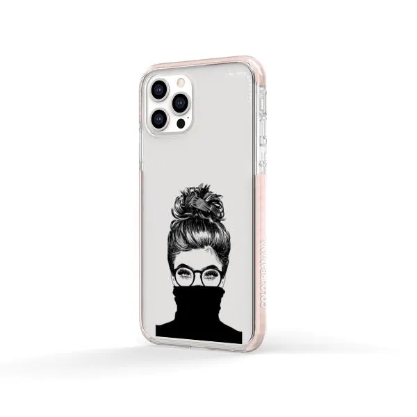 iPhone Case - Beautiful Woman With Messy Bun