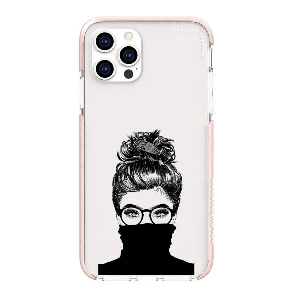 iPhone Case - Beautiful Woman With Messy Bun
