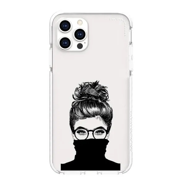 iPhone Case - Beautiful Woman With Messy Bun