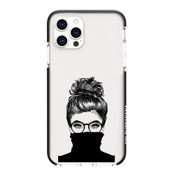iPhone Case - Beautiful Woman With Messy Bun