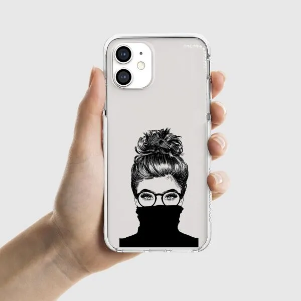 iPhone Case - Beautiful Woman With Messy Bun