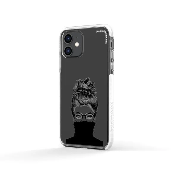 iPhone Case - Beautiful Woman With Messy Bun