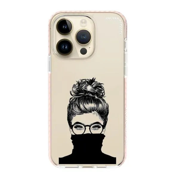 iPhone Case - Beautiful Woman With Messy Bun
