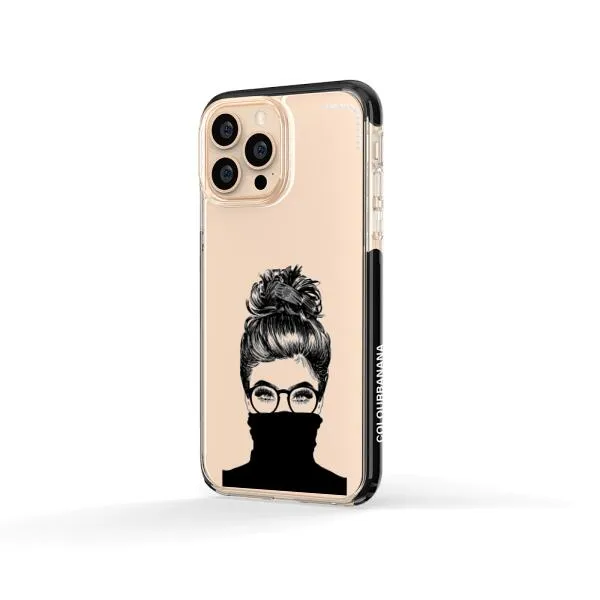 iPhone Case - Beautiful Woman With Messy Bun