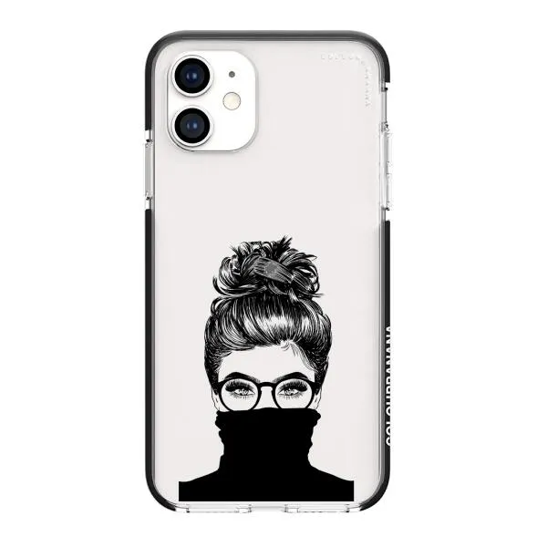 iPhone Case - Beautiful Woman With Messy Bun