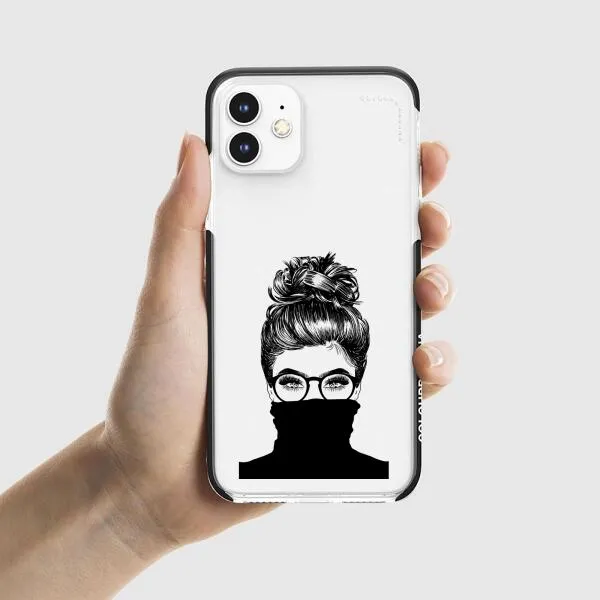 iPhone Case - Beautiful Woman With Messy Bun