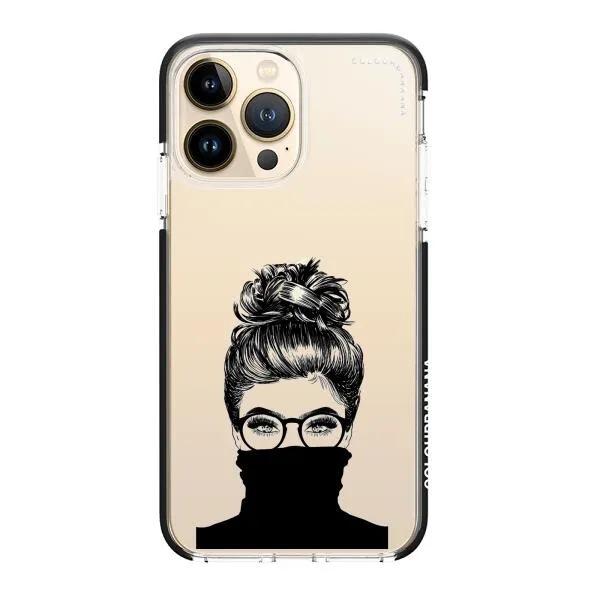 iPhone Case - Beautiful Woman With Messy Bun