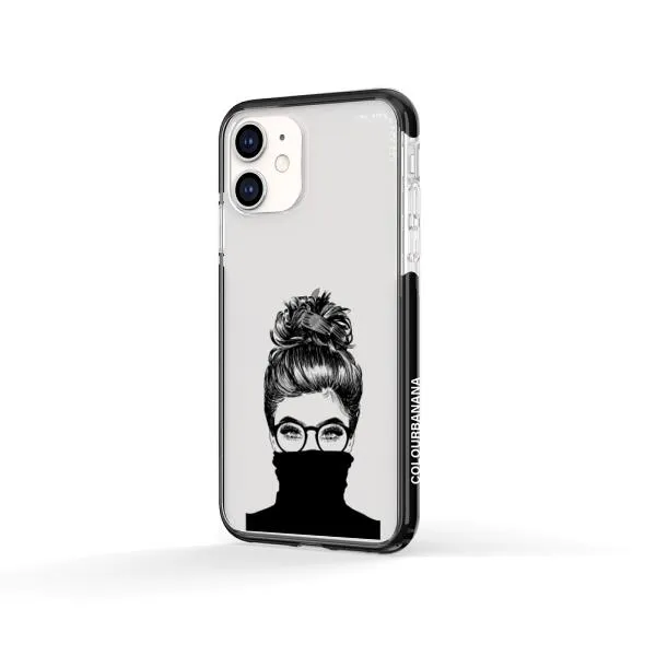 iPhone Case - Beautiful Woman With Messy Bun