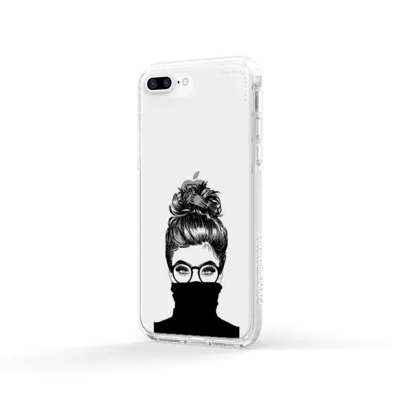 iPhone Case - Beautiful Woman With Messy Bun