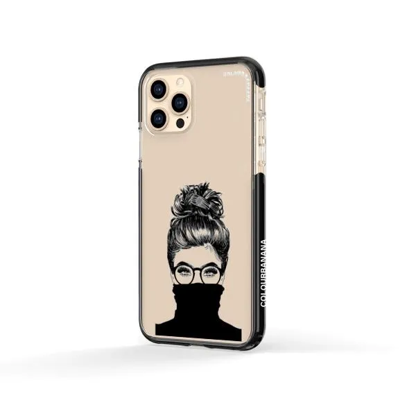 iPhone Case - Beautiful Woman With Messy Bun