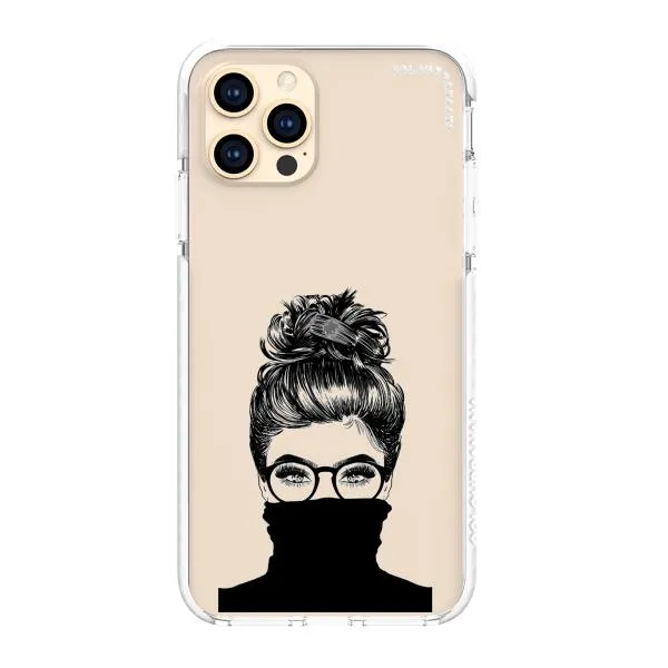 iPhone Case - Beautiful Woman With Messy Bun
