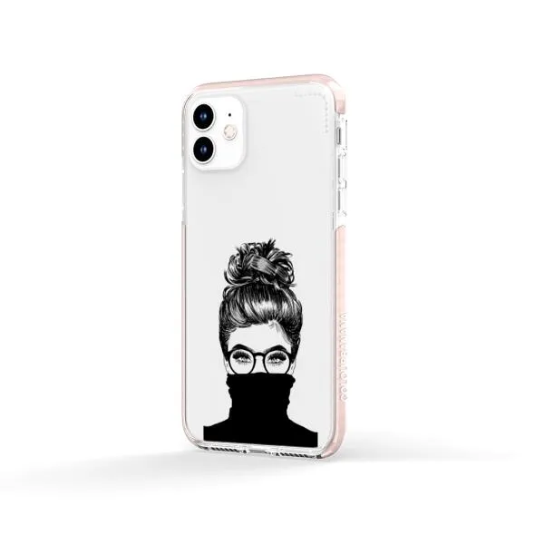 iPhone Case - Beautiful Woman With Messy Bun