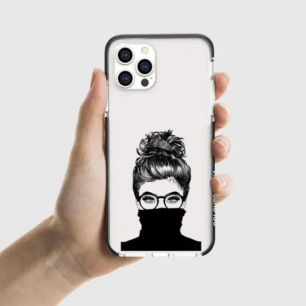 iPhone Case - Beautiful Woman With Messy Bun
