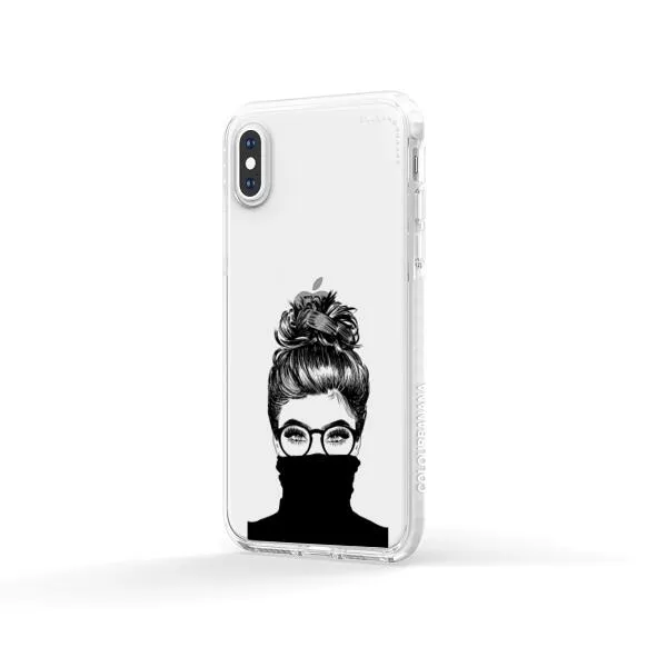 iPhone Case - Beautiful Woman With Messy Bun