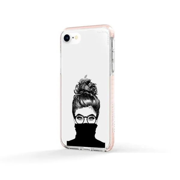iPhone Case - Beautiful Woman With Messy Bun