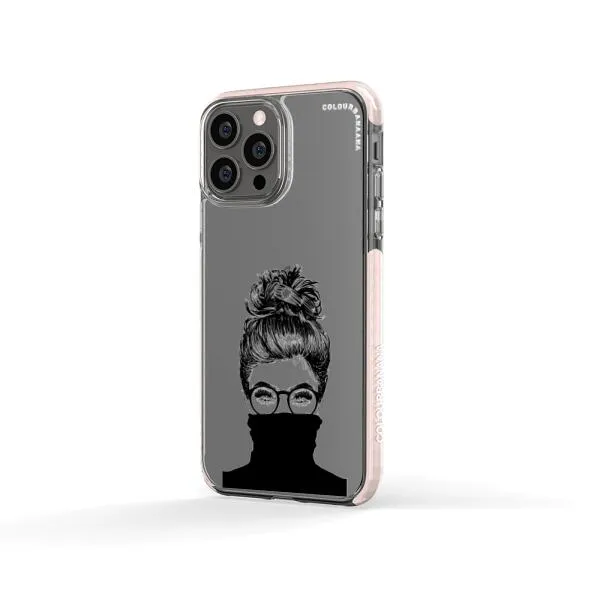 iPhone Case - Beautiful Woman With Messy Bun