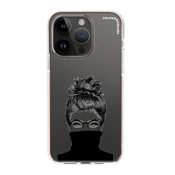 iPhone Case - Beautiful Woman With Messy Bun