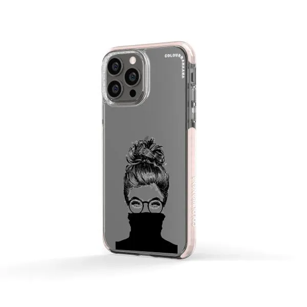 iPhone Case - Beautiful Woman With Messy Bun