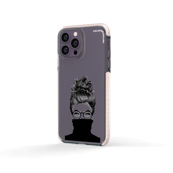 iPhone Case - Beautiful Woman With Messy Bun