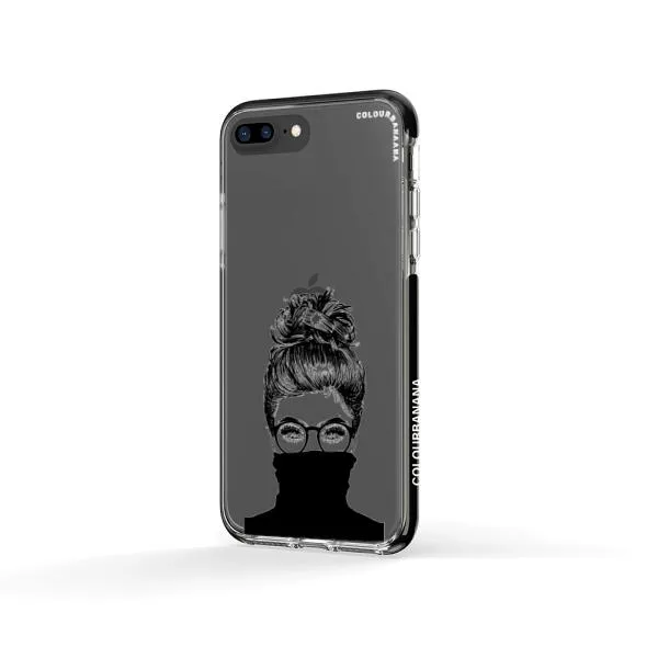 iPhone Case - Beautiful Woman With Messy Bun