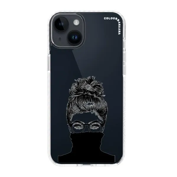 iPhone Case - Beautiful Woman With Messy Bun