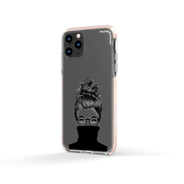 iPhone Case - Beautiful Woman With Messy Bun