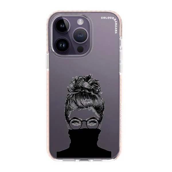 iPhone Case - Beautiful Woman With Messy Bun