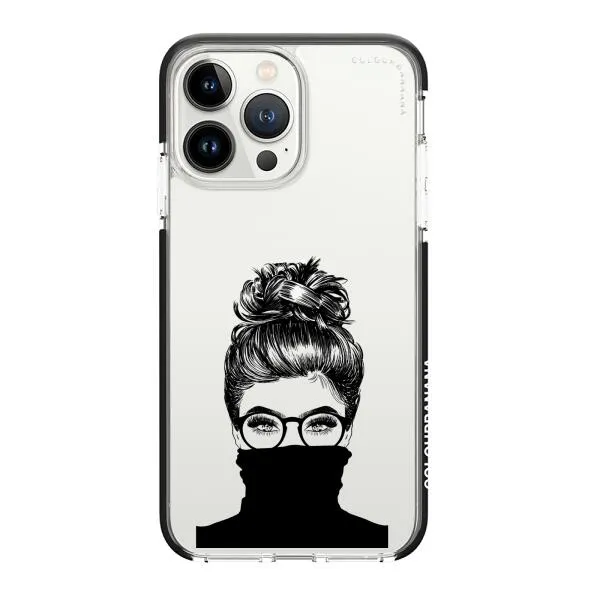 iPhone Case - Beautiful Woman With Messy Bun